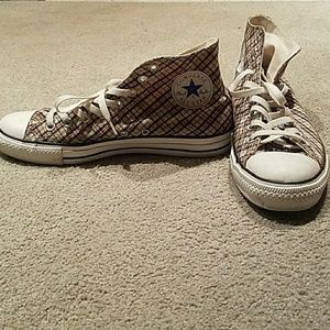 Plaid converse